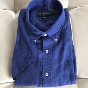 Ralph Lauren men’s shirt sleeve button down shirt